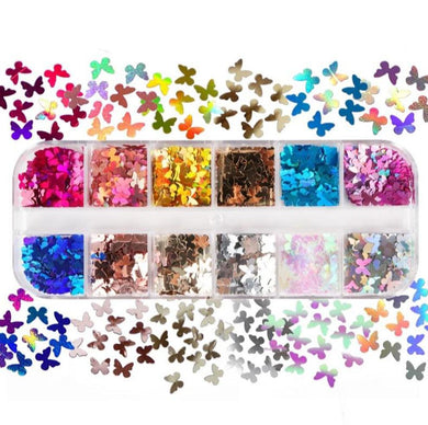 Butterfly Shaped Glitter Sequins