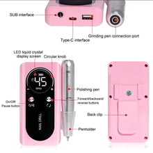 Load image into Gallery viewer, Rechargeable Nail Drill (45000 rpm)