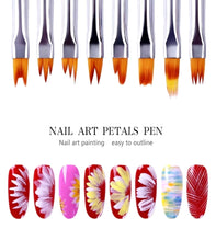 Load image into Gallery viewer, Nail Art Petal Brush Set