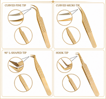 Load image into Gallery viewer, Eyelash Tweezers (Fiber Tip)
