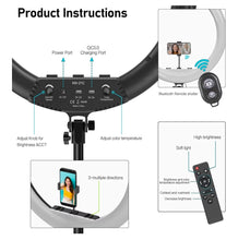 Load image into Gallery viewer, 21 Inch LED Ring Light 3000-6500K