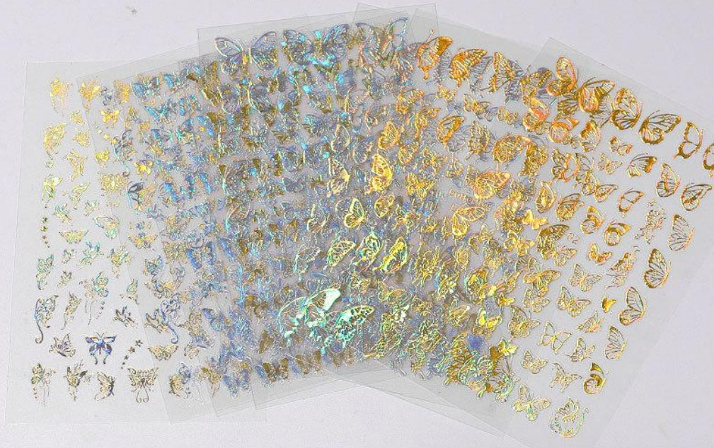 Butterfly Holographic Stickers