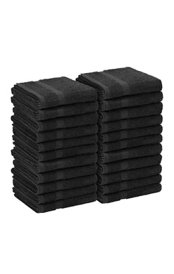 Black Salon Towels (16