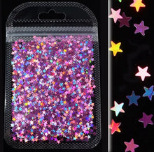 Load image into Gallery viewer, Holographic Glitter Stars