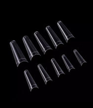Load image into Gallery viewer, Coffin Half-Well Nail Tips (Approx 504 pcs)