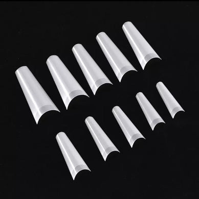 Coffin Half-Well Nail Tips (500ct)