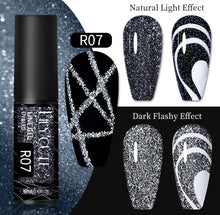 Load image into Gallery viewer, Reflective Glitter Line Gel 5ml